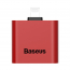 Adapter / przejściówka Baseus L39 2x Lightning do iPhone'a czerwony