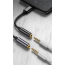 Adapter audio USB-C do mini jack 3.5mm Baseus L54 czarny