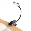 Baseus mini lampka lampa LED z klipsem szary