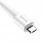 Wytrzymały kabel Baseus USB / micro USB 2.4A 1m biały
