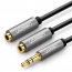 Rozdzielacz audio AUX UGREEN kabel jack 3,5 mm 0,2m