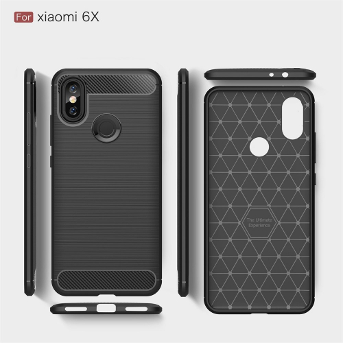 Etui pancerne KARBON Case do Xiaomi Mi A2/ 6X blk
