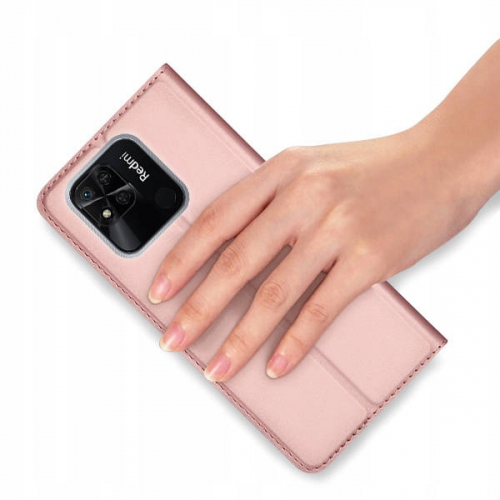 Etui z klapką DUX DUCIS Skin Pro do Xiaomi Redmi 10A różowe