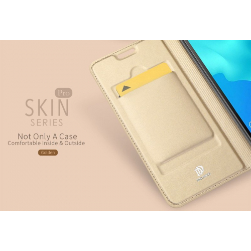 Etui z klapką magnes DUX DUCIS Skin Pro do Huawei Y5 2018 / Honor 7S złote