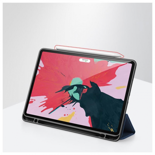 Etui SmartCase Dux Ducis Domo do iPad  Pro 12.9 2020 / 2018 granatowe
