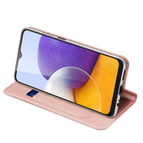 Etui z klapką DUX DUCIS Skin Pro do Samsung Galaxy A22 5G różowe