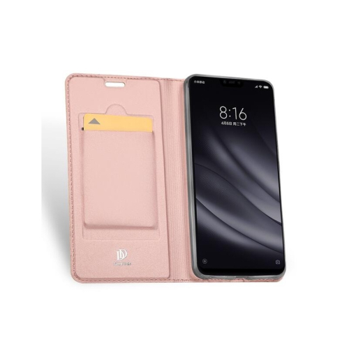 Etui z klapką DUX DUCIS Skin Pro do Xiaomi MI 8 Lite różowe złoto