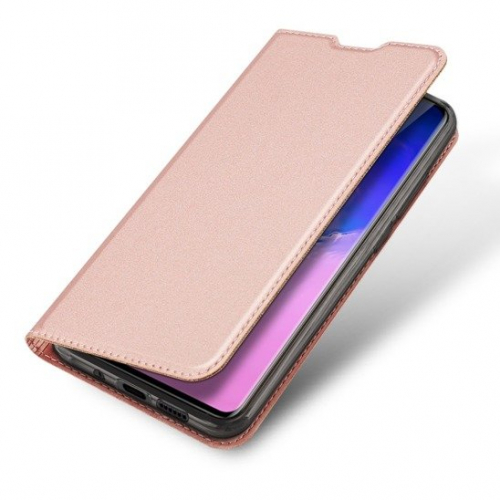 Etui z klapką magnes DUX DUCIS Skin Pro do Samsung Galaxy S20 Ultra różowe złoto