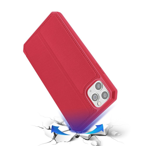 Etui z klapką DUX DUCIS Skin X do Samsung Galaxy Note 10 Plus czerwone