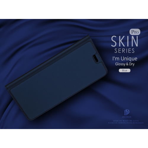 Etui z klapką magnes DUX DUCIS Skin Pro do Huawei Honor 10 Lite niebieskie