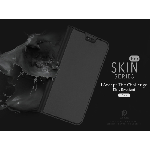 Etui z klapką magnes DUX DUCIS Skin Pro do Xiaomi Redmi 6 Pro / Mi A2 Lite szare