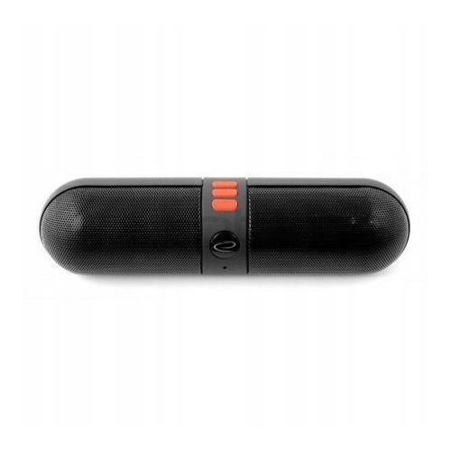 Głośnik bezprzewodowy Esperanza Piano Bluetooth FM czarno-czerwony