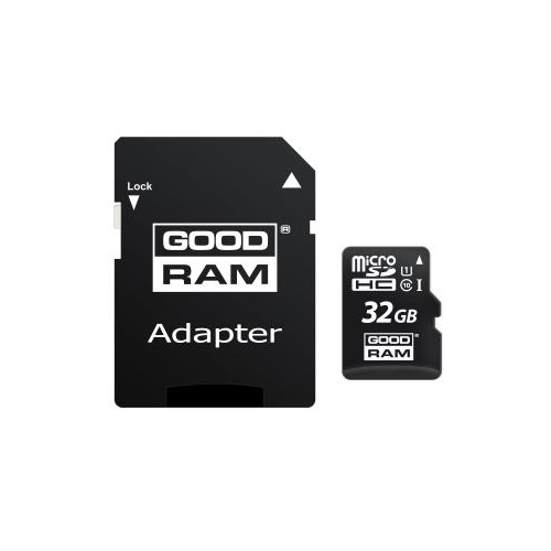 Karta pamięci GoodRam microSDHC Class 10 32GB + adapter