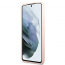 Etui GUESS Silicone Script Metal Logo do Samsung Galaxy S22 Plus różowe