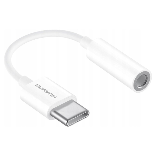 Oryginalny adapter Huawei MC20 USB-C do Jack 3,5mm biały