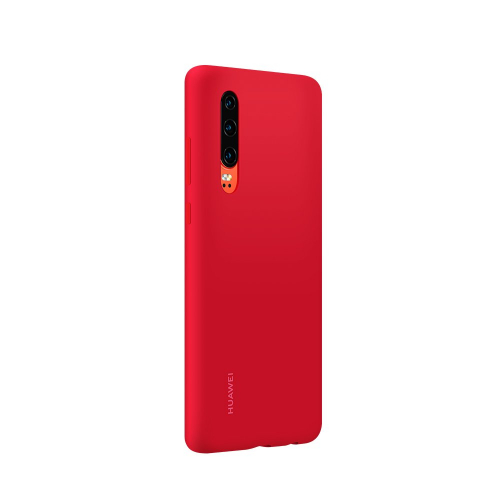 Oryginalne etui Silicone Case do Huawei P30 czerwony