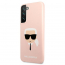 Etui Karl Lagerfeld Silicone Karl's Head do Samsung Galaxy S22 Plus różowe
