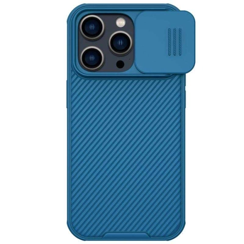 Etui NiLLKiN CamShield Case do iPhone 14 Pro niebieskie
