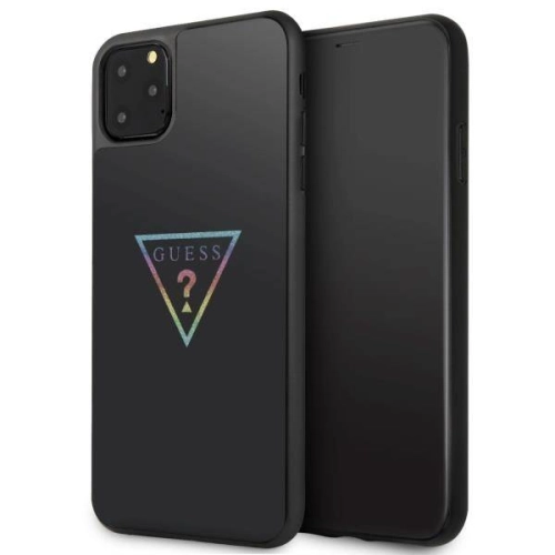 Etui GUESS Triangle Glitter do Apple iPhone 11 Pro Max czarne
