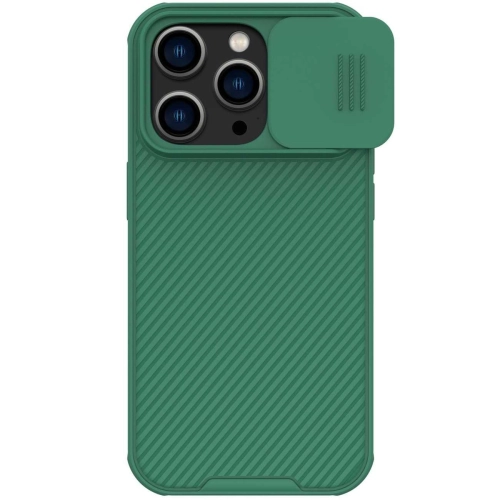 Etui NiLLKiN CamShield Case do iPhone 14 Pro zielone