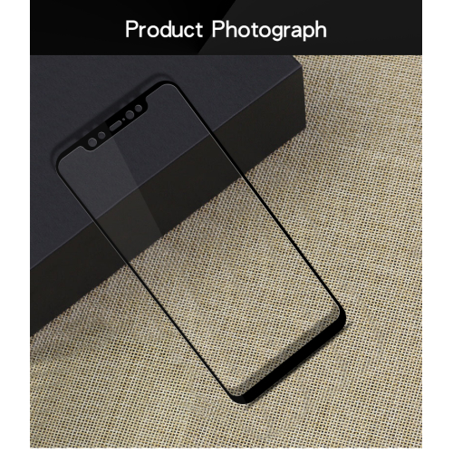 Szkło hartowane na pełny ekran MOFI do Xiaomi Mi 8 czarne