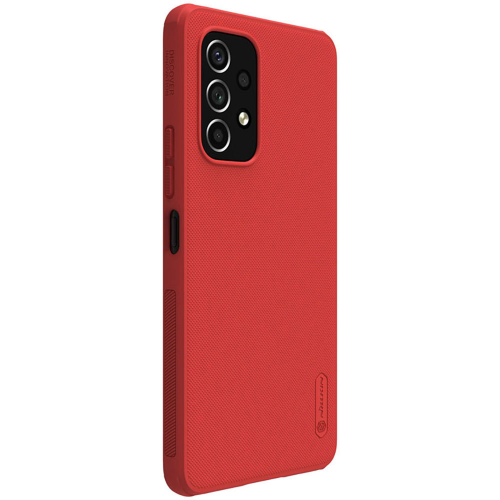 Etui NiLLKiN Super Frosted Shield Pro do Samsung Galaxy A53 5G czerwony