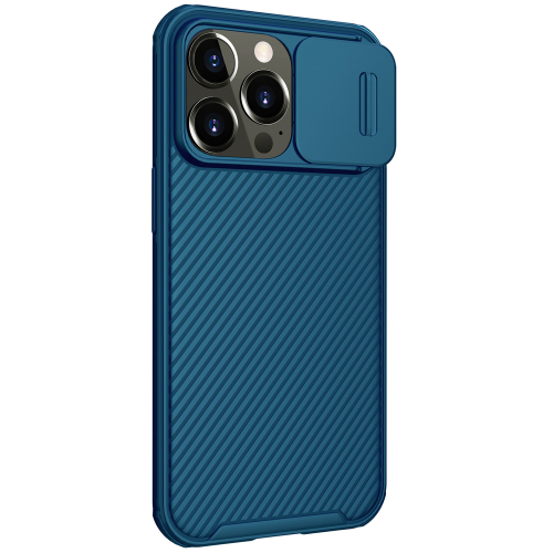 Etui NiLLKiN CamShield Case do iPhone 13 Pro niebieskie