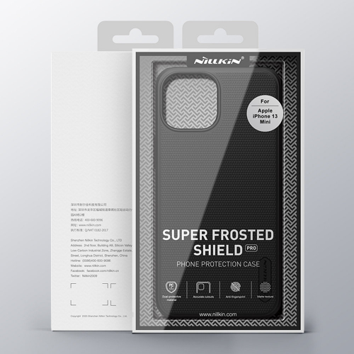 Etui NiLLKiN Super Frosted Shield Pro do iPhone 13 czarne