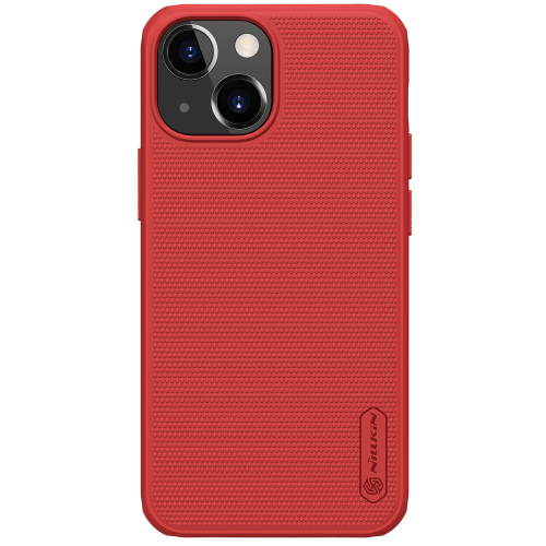 Etui NiLLKiN Super Frosted Shield Pro do iPhone 13 Mini czerwone