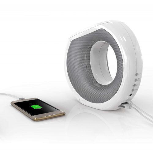 Głośnik bezprzewodowy Bluetooth z ładowarką bezprzewodową NILLKIN Cozy MC1 biały