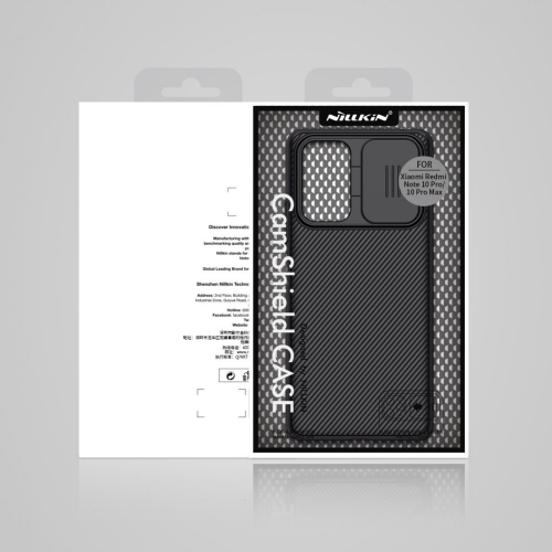Etui NiLLKiN CamShield Case do Xiaomi Redmi Note 10 Pro czarne