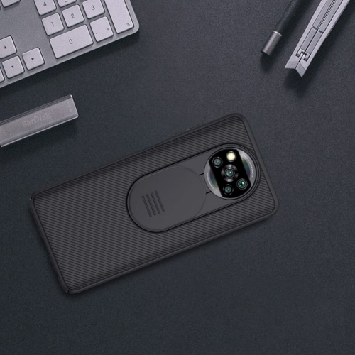 Etui NiLLKiN CamShield Case do Xiaomi Poco X3 NFC / Poco X3 Pro czarne