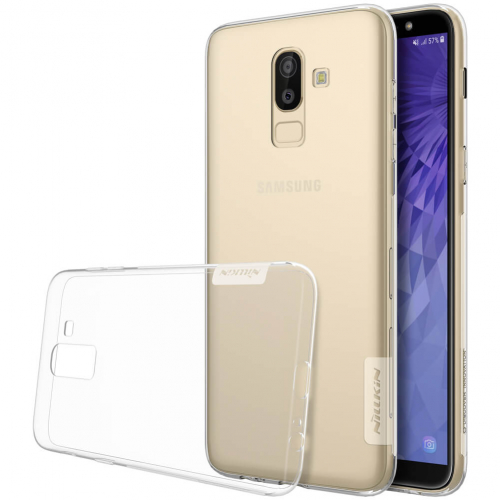 Cienkie etui silikonowe Nillkin Nature TPU Samsung Galaxy J8 2018 przezroczyste