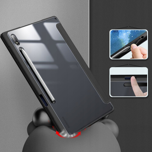 Etui Infiland Crystal Case do Samsung Galaxy Tab S7 FE 5G 12.4 T730/T736B czarne