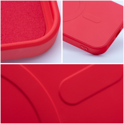 Etui Silicone Mag Cover do iPhone 11 Pro czerwony