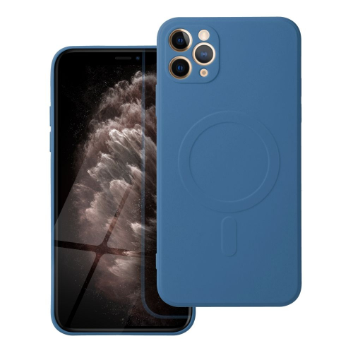 Etui Silicone Mag Cover do iPhone 11 Pro Max niebieski