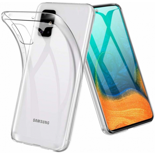Etui silikonowe ROAR Colorful do Samsung Galaxy A71 przezroczyste