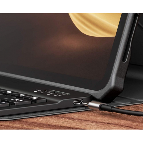 Etui Infiland Keyboard Stand do Samsung Galaxy Tab A7 10.4 T500/T505 czarne