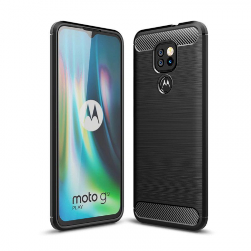 Etui pancerne KARBON do Motorola Moto G9 Play / Moto E7 Plus