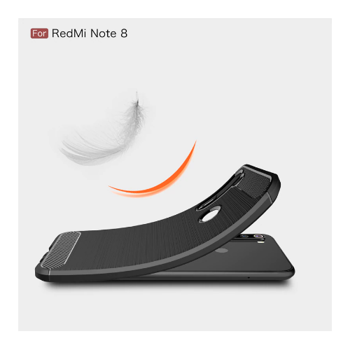 Etui pancerne KARBON do Xiaomi Redmi Note 8 czarne