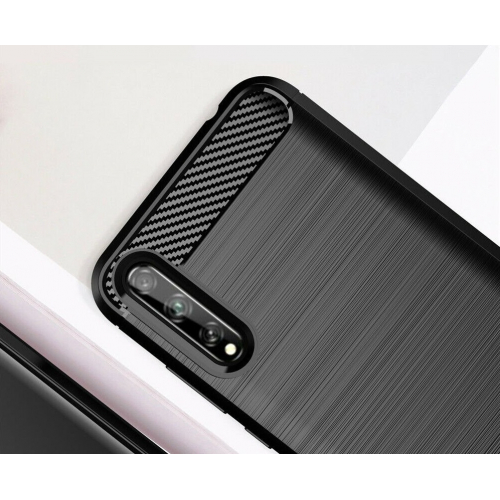 Etui pancerne KARBON do Huawei P Smart Pro 2019 czarne