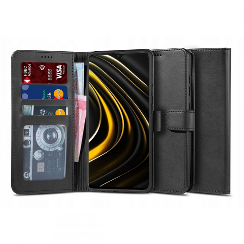 Etui Tech-Protect Wallet do Xiaomi Poco M3 czarne