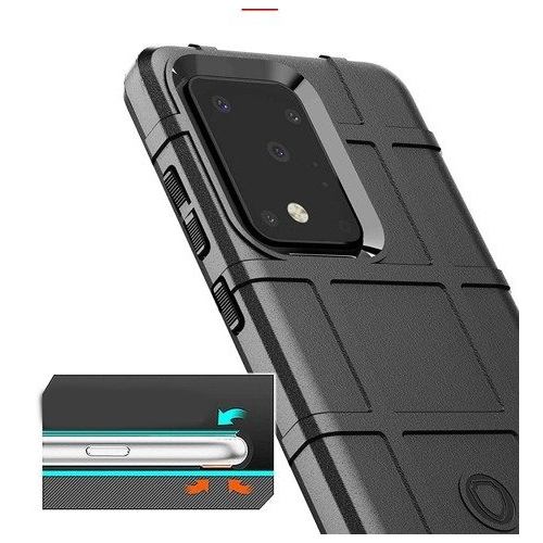 Etui pancerne Rugged Shield do Samsung Galaxy S20 Ultra czarne