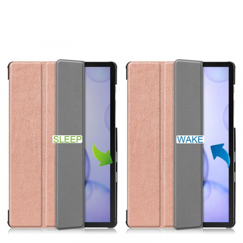 Etui smartcase do Samsung Galaxy Tab S6 10.5 2019 różowe złoto