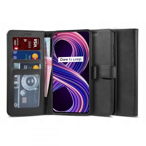 Etui Tech-Protect Wallet do Realme 8 5G / Narzo 30 5G czarne