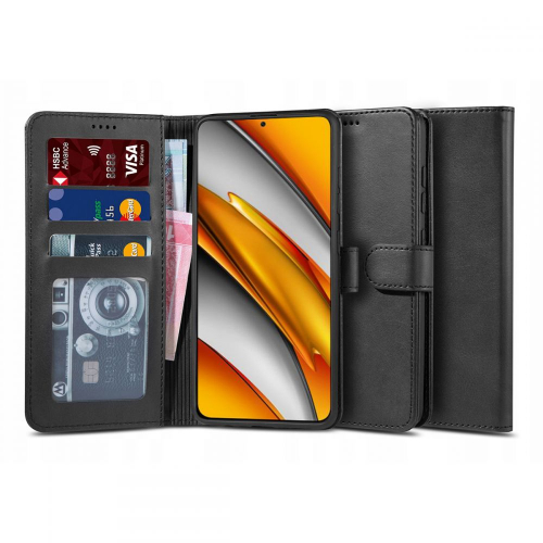 Etui Tech-Protect Wallet do Xiaomi Poco F3 czarne