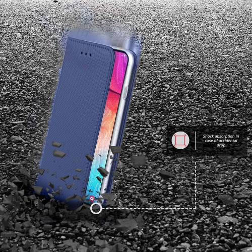 Etui z klapką Smart Magnet do Samsung Galaxy S22 granatowe