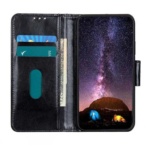 Etui z klapką portfel Wallet do Samsung Galaxy A71 czarne