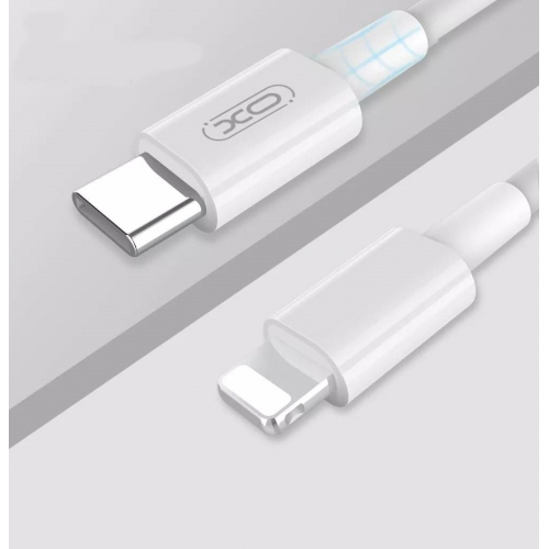 Kabel XO NB113 USB-C do Lightning do iPhone'a PD 18W 1m biały
