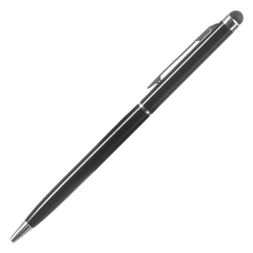 Długopis rysik do ekranów dotykowych tabletu smartfona czarny